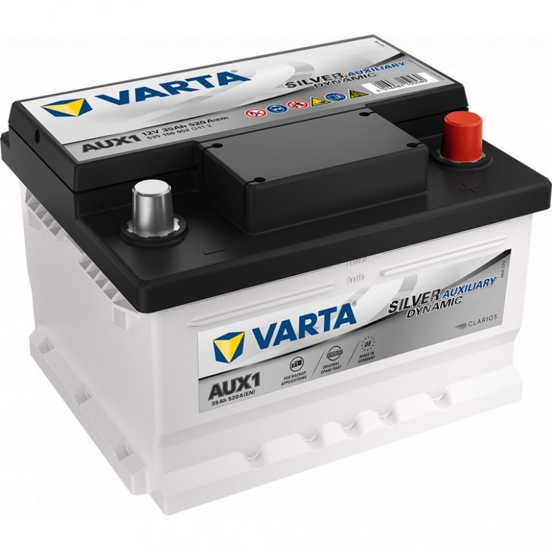 VARTA AUX 1 Silver Dynamic AUX Batteri 12V 35AH 540EN (212x175)
