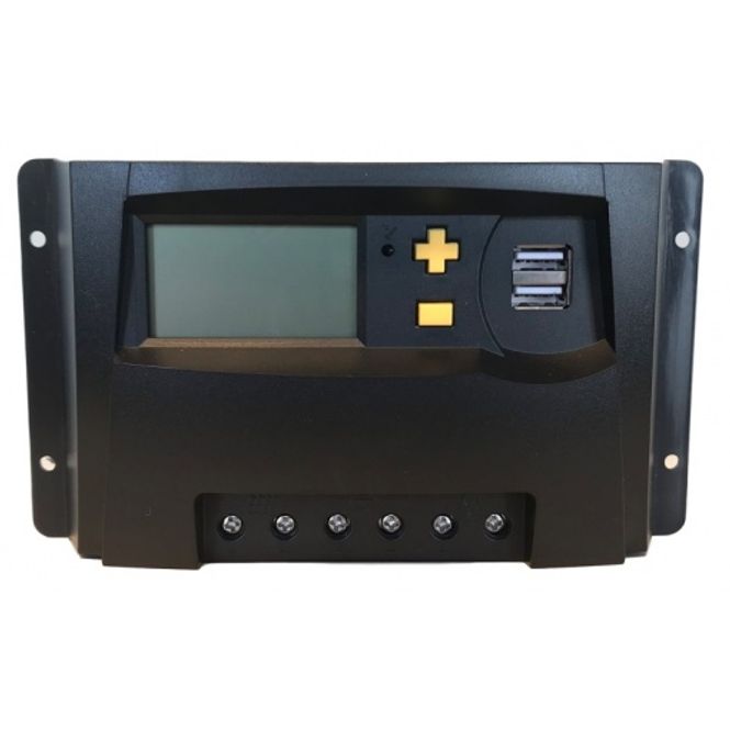 Hovedbilde SKANBATT MPPT Solcelleregulator 12/24V 10A med display
