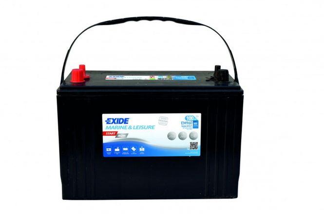 Hovedbilde EM960 EXIDE MARINE AGM, DET OPTIMALE DUAL MARINE BATTERIET