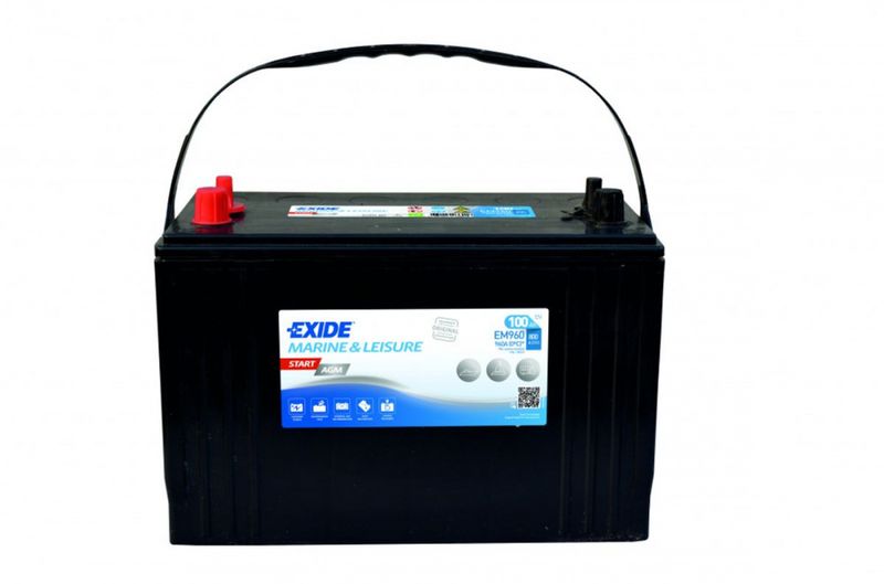 EM960 EXIDE MARINE AGM, DET OPTIMALE DUAL MARINE BATTERIET