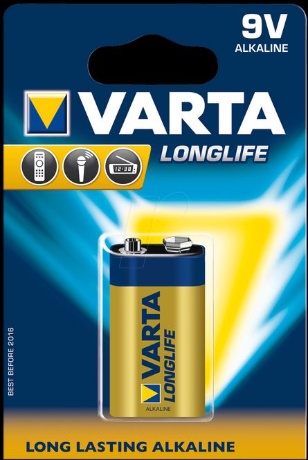 Hovedbilde VARTA Longlife 9V 1-pakning