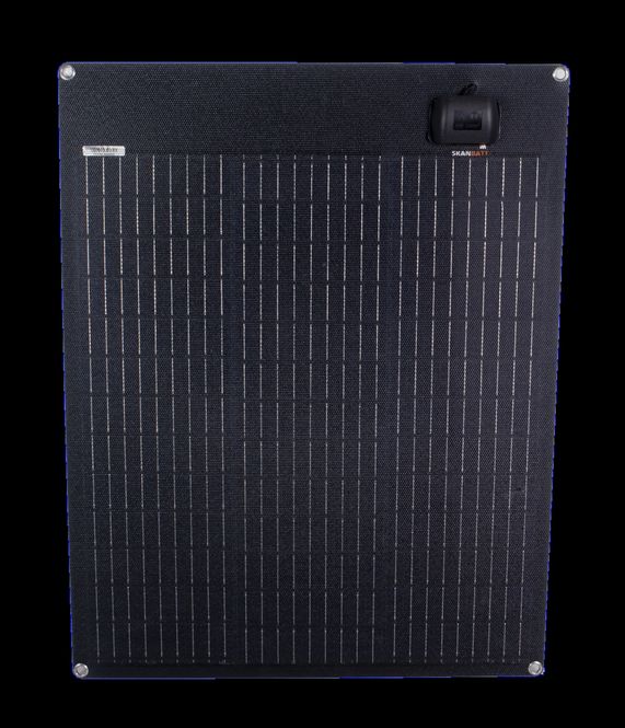 Hovedbilde SKANBATT Fleksibelt Solcellepanel 55W - ETFE - 540x680x3mm