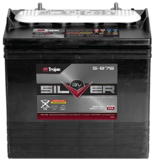 Hovedbilde TROJAN Deep Cycle Traksjonsbatteri 8V 165AH SILVER (260x180x272m