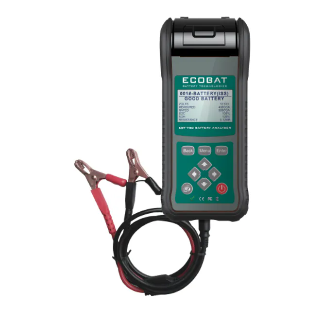 Hovedbilde ECOBAT Elektronisk Batteritester EBT-780 m/printer