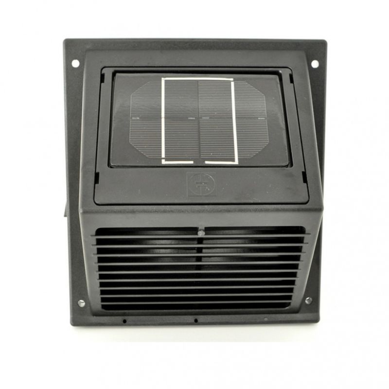 WATTSTUNDE Solventilator Veggmodell Svart