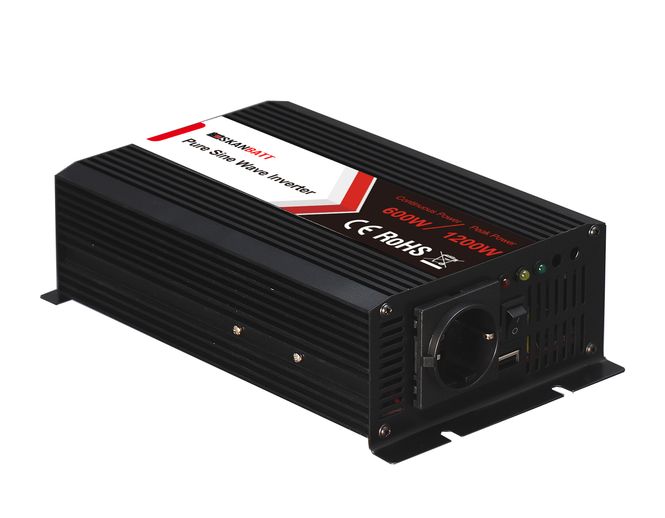 Hovedbilde SKANBATT Inverter 48V 600W (1200W) Ren Sinus