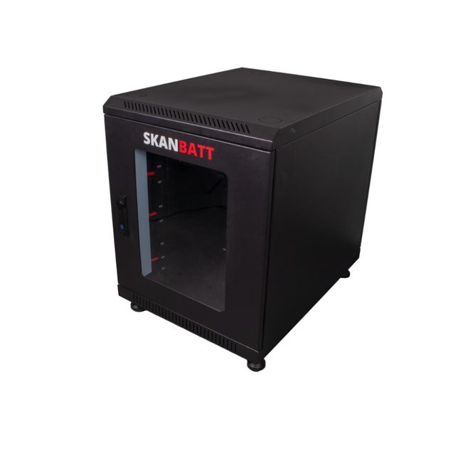 Hovedbilde SKANBATT Kabinett/batteriskap for 4 stk Skanbatt Lithium 3U Rack