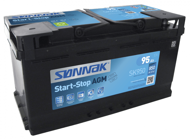 Hovedbilde SK950 SØNNAK START-STOP AGM 95AH