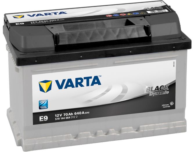 Hovedbilde VARTA E 9 Black Dynamic Batteri 12V 70AH 640CCA (278x175x175)