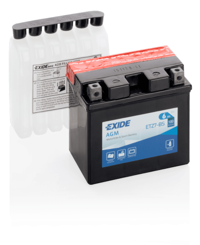 4975 EXIDE MC ETZ7-BS 12V 6AH