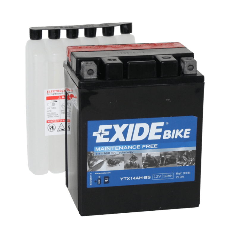 4995 EXIDE MC ETX14AH-BS 12V 12AH