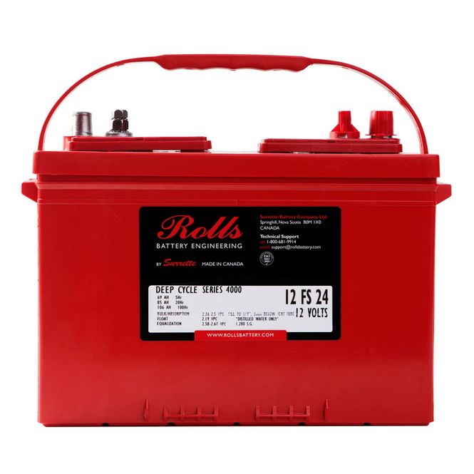 Hovedbilde ROLLS 12-FS-24 Deep Cycle Batteri 12V 85AH (279x171x238mm)