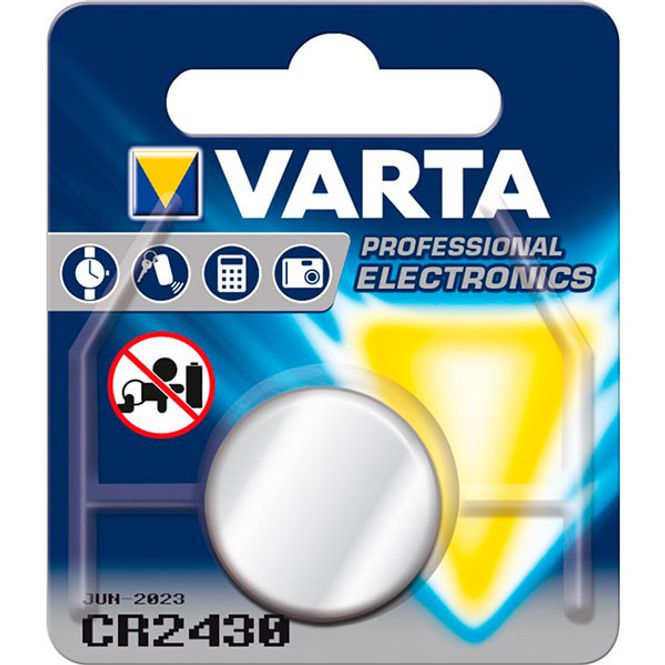 Hovedbilde VARTA Lithium CR2430 3V 2-Pakning