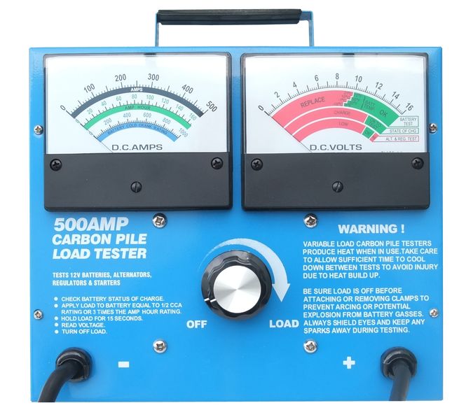 Hovedbilde Batteritester 500A Mekanisk