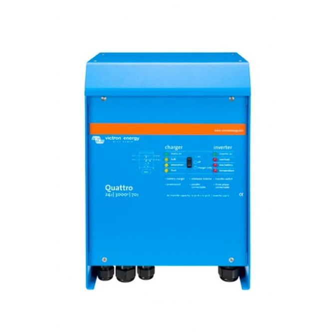 Hovedbilde VICTRON Quattro 24/3000/70-50/50 Kombinert Batterilader og Inver