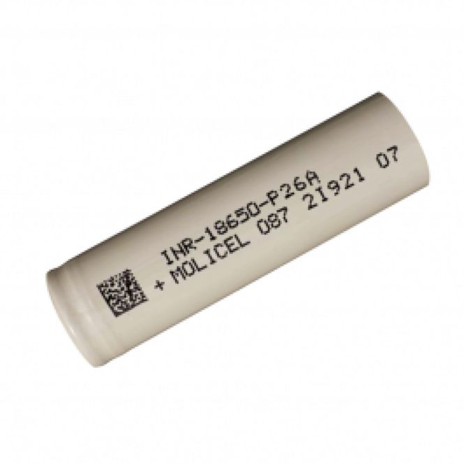 Hovedbilde Molicel 18650, 2600mAh