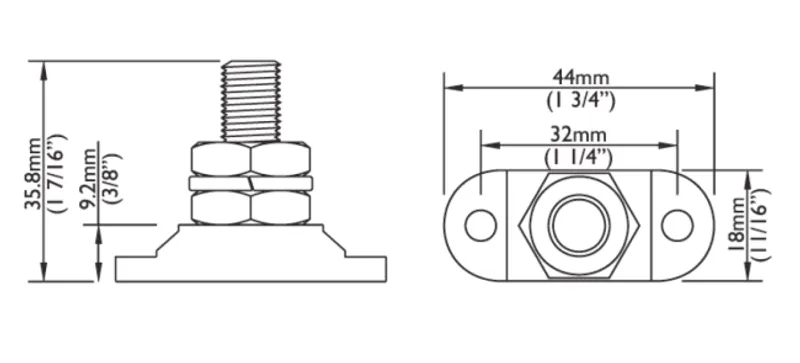 Bep Koplingspunkt 10mm rød