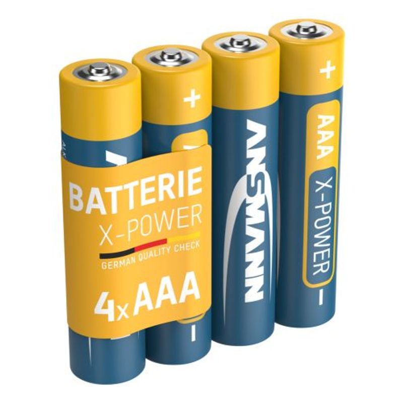 X-Power alkalinebatteri Micro AAA / LR03 4-pakning 