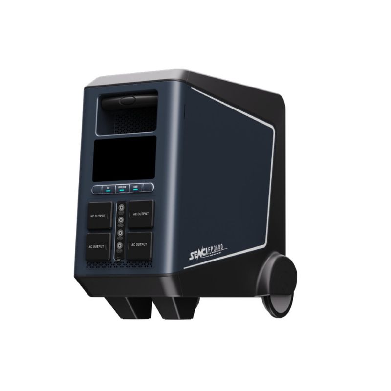 SENCI Lithium LPS 3840Wh Power Station med 3600W (7200W) sinus inverter