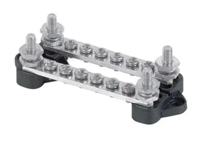 Hovedbilde Bep 2 X Kopl.Skinne 6Pkt Sort/Rødt Deksel