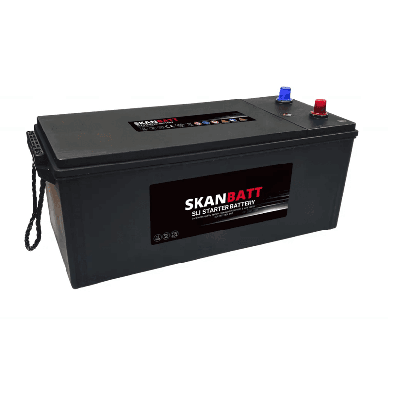 SKANBATT SLI SHD Startbatteri 12V 190AH 1150CCA (513x224x218mm) +L