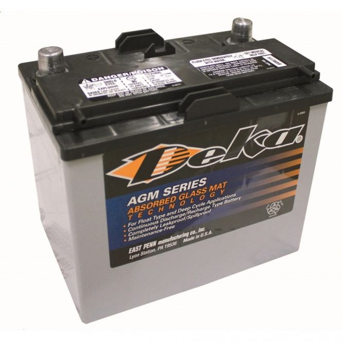 Hovedbilde DEKA AGM Startbatteri 12V 31AH 320CCA (213x130x184/194) +høyre 