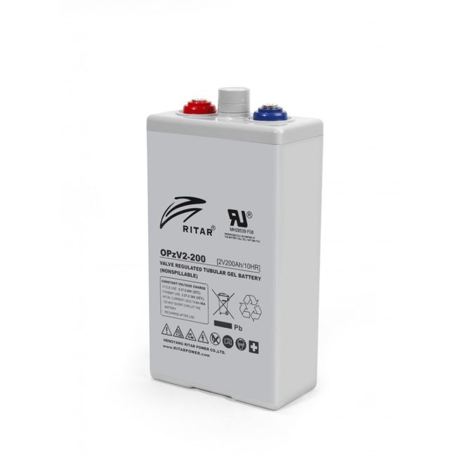 Hovedbilde RITAR OPzV Serien GEL Batteri 2V 200Ah
