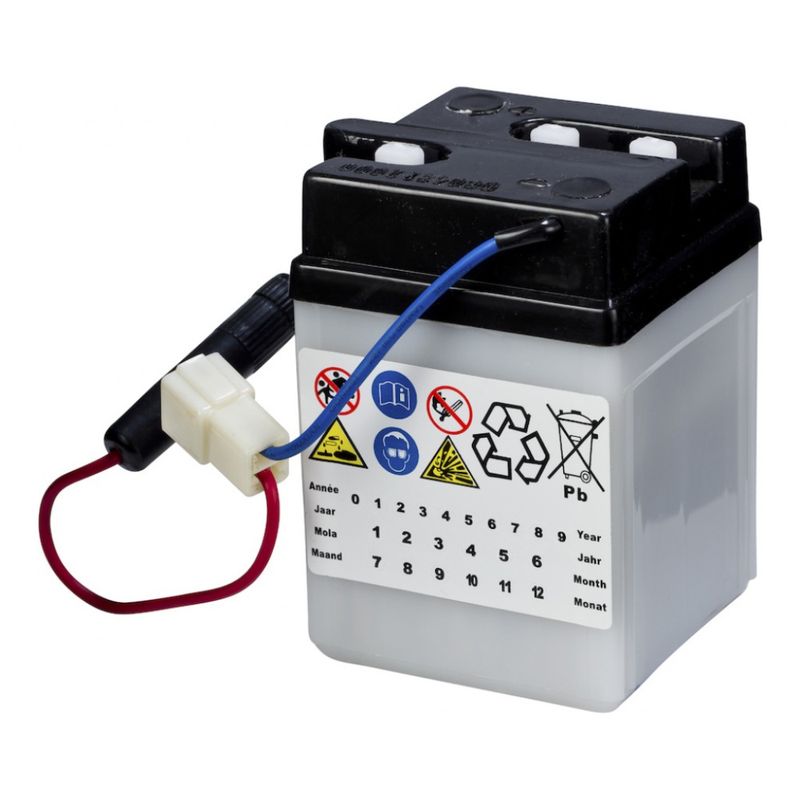MC Batteri 6V 4AH 24CCA (71x71x105) +venstre 6N4C-1B