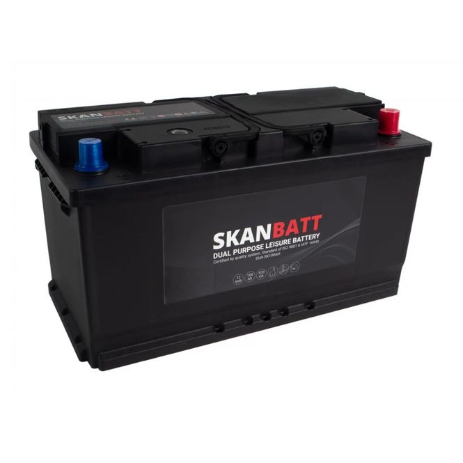 Hovedbilde SKANBATT Dual Purpose 12V 100AH 970CA (353x175x190mm) +R