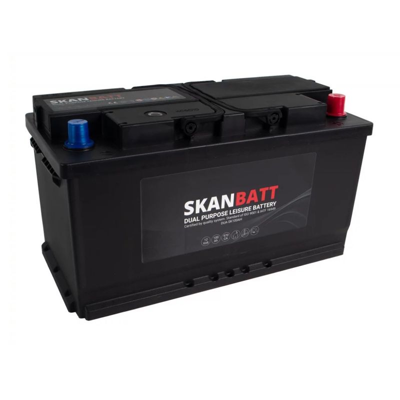 SKANBATT Dual Purpose 12V 100AH 970CA (353x175x190mm) +R