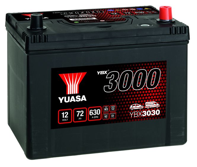 Hovedbilde YUASA YBX3030 (12V 72Ah)