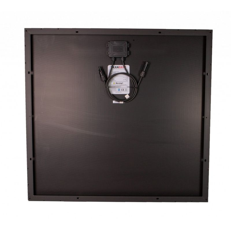  SKANBATT Solcellepanel Mono 100W Sort