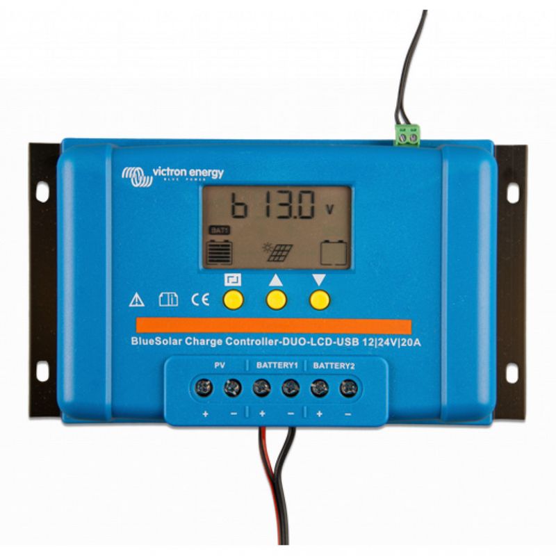 VICTRON BlueSolar PWM DUO-LCD&USB 12/24V-20A