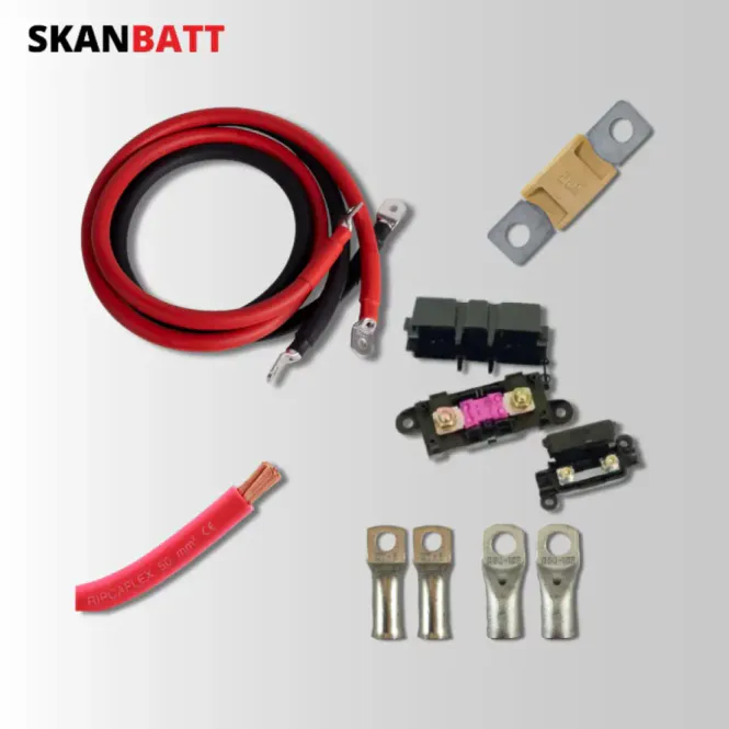 Hovedbilde SKANBATT Kabelpakke Inverter - 2000W / 50mm2 / Vanlife