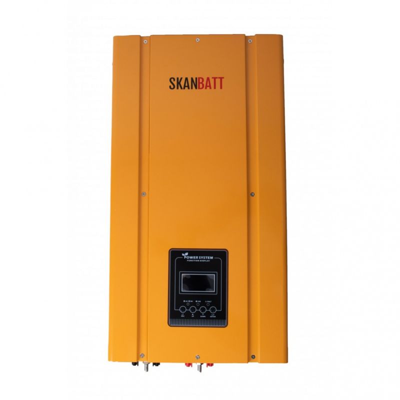 SKANBATT Kombi batterilader og inverter 48V 5000W m/fjernkontrol