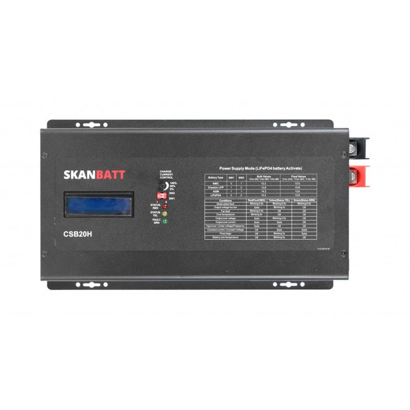 SKANBATT Batterilader 36/48V 2kW / 50A