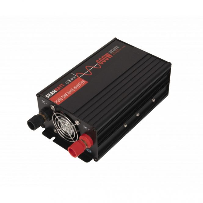 Hovedbilde SKANBATT Inverter 12V 600W (1200W) Slim Ren Sinus