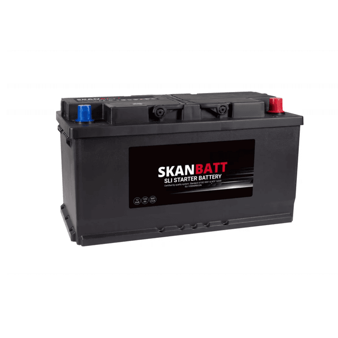 Hovedbilde SKANBATT SLI Startbatteri 12V 105AH 840CCA (352x175x190mm) +R