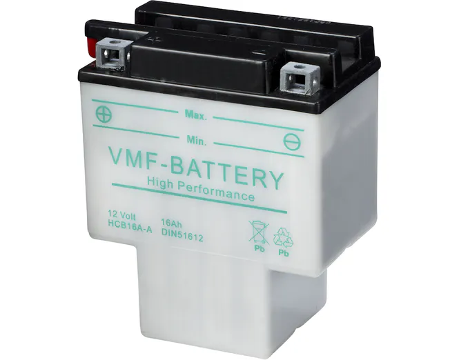 Hovedbilde HCB16A-A MC Batteri 12V 16AH 140CCA (151x91x182mm) +venstre 