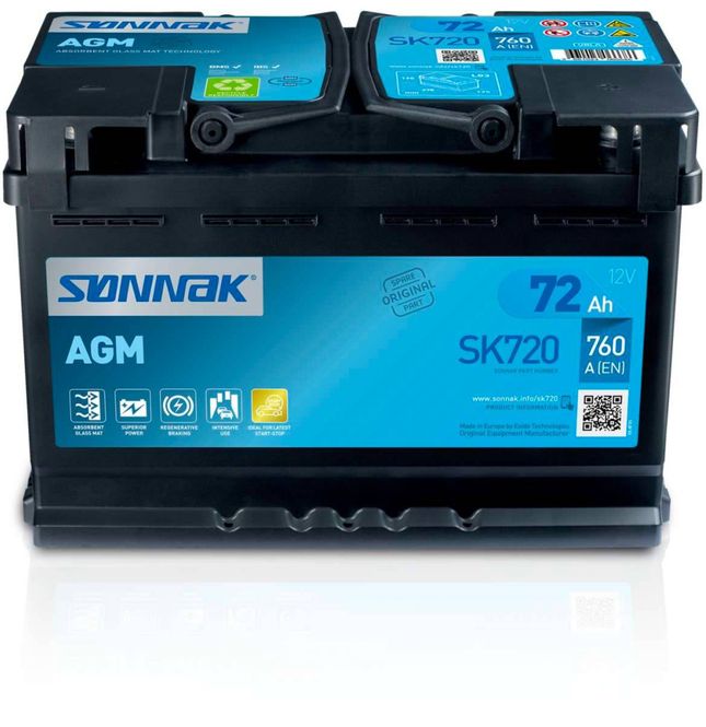 Hovedbilde SK720 Sønnak Start-Stopp 72AH