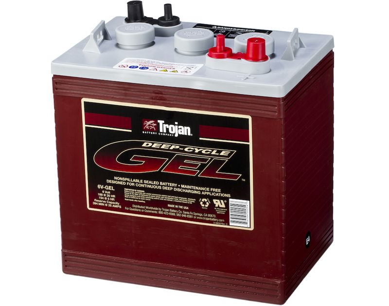 TROJAN GEL Deep Cycle Traksjonsbatteri 6V 189AH (260x180x275mm) 