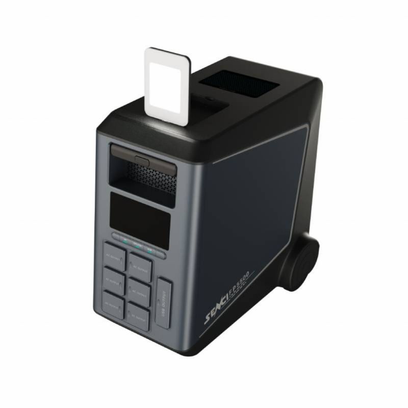 SENCI Lithium LPS 5376Wh Power Station med 5500W (11000W) sinus inverter