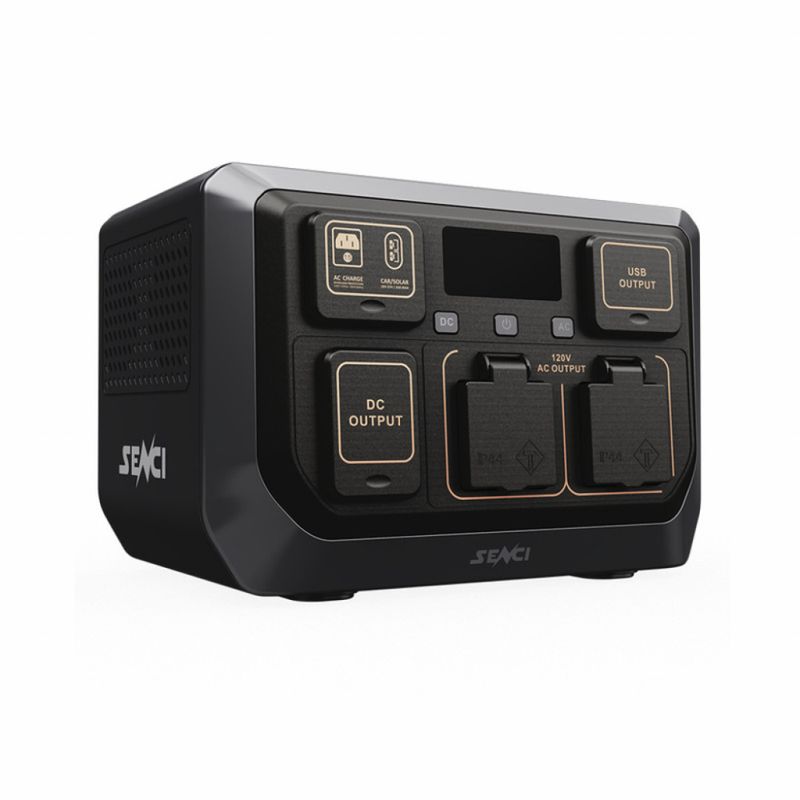 SENCI Lithium LPS 268Wh Power Station med 300W (600W) sinus inverter