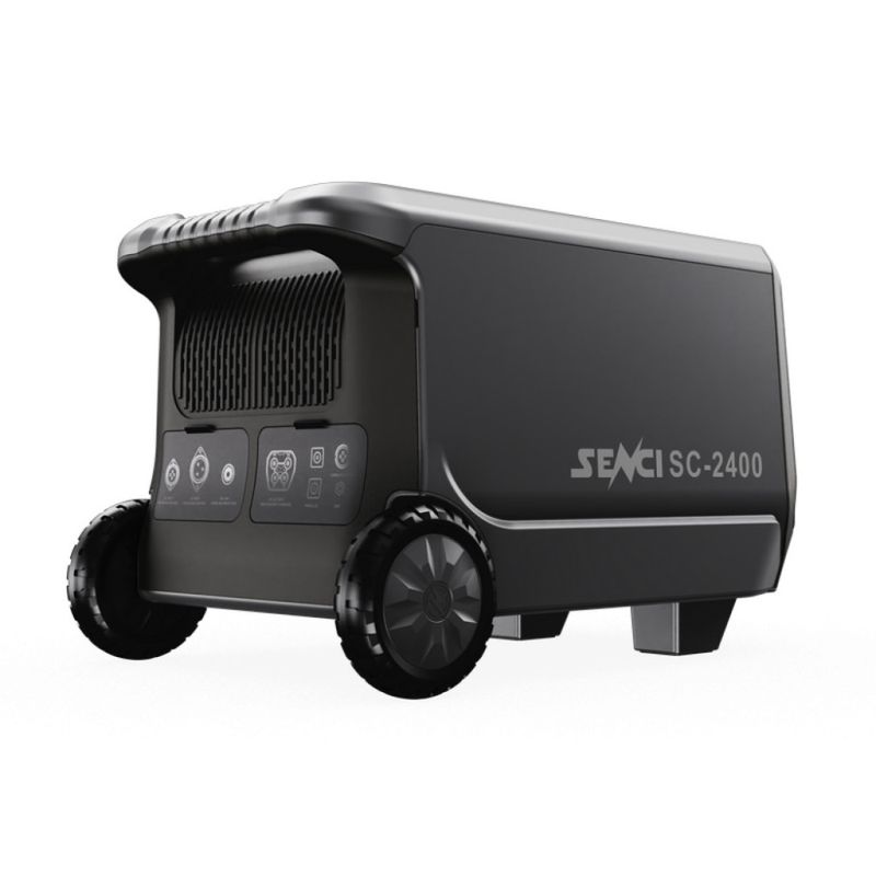 SENCI Lithium LPS 2150Wh Power Station med 2400W (4800W) sinus inverter