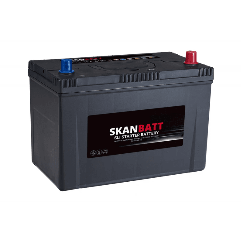 SKANBATT SLI Startbatteri 12V 95AH 740CCA (304x172x225mm) +R